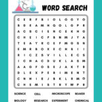 Science Word Search, Printable, Instant Download, Pdf   Etsy With Regard To Printable Science Word Search