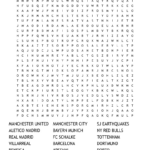 Soccer Teams Word Search   Wordmint With Free Printable Word Search Soccer
