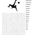 Soccer Word Search   Wordmint Inside Soccer Word Search Printable