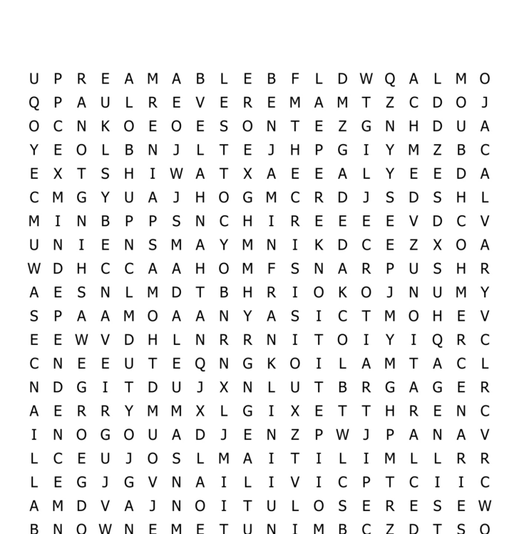 Printable Word Search Social Studies