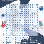 Space Word Search Printable: Fun Stem Activity With Regard To Printable Word Search Space