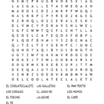 Spanish Foods Breakfast Word Search   Wordmint Inside Free Printable Word Search In Spanish