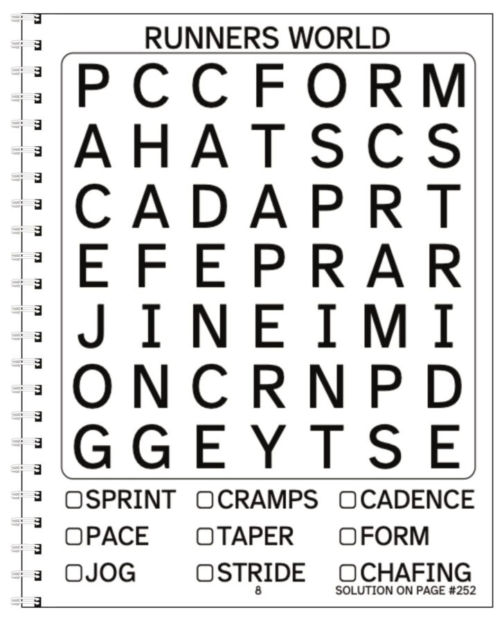 Extra Large Print Word Search Printable