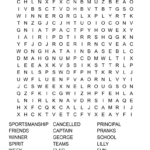 Spirit Week Word Search   Wordmint With Free Printable Word Search For High School