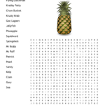 Spongebob Squarepants Word Search   Wordmint Intended For Spongebob Word Search Printable