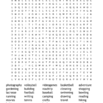 Spring Break Activities Word Search   Wordmint With Printable Word Search Spring Break