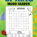 Spring Word Search 1St Grade   Tree Valley Academy Pertaining To Free Spring Word Search Printable