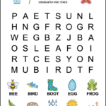 Spring Word Search For Kindergarten   Tree Valley Academy Within Printable Word Search For First Grade