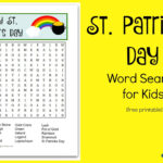 St. Patrick'S Day Word Search For Kids {Free Printable}   Do Play Inside St Patrick&#039;s Day Free Printable Word Search