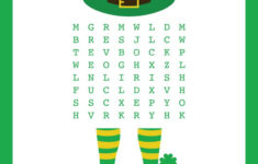 St. Patrick'S Day Word Searches – 20 Pages | Printabulls with regard to St Patrick'S Day Word Search Printable