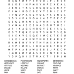 Substance Abuse Word Search   Wordmint Throughout Substance Use Word Search Printable