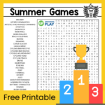 Summer Olympic Word Search Free Printable   Growing Play Inside Word Search Olympics Printable