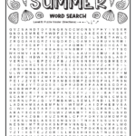 Summer Word Search Free Pdf Printables | 6 Levels Of Difficulty For Free Printable Word Search 5th Grade