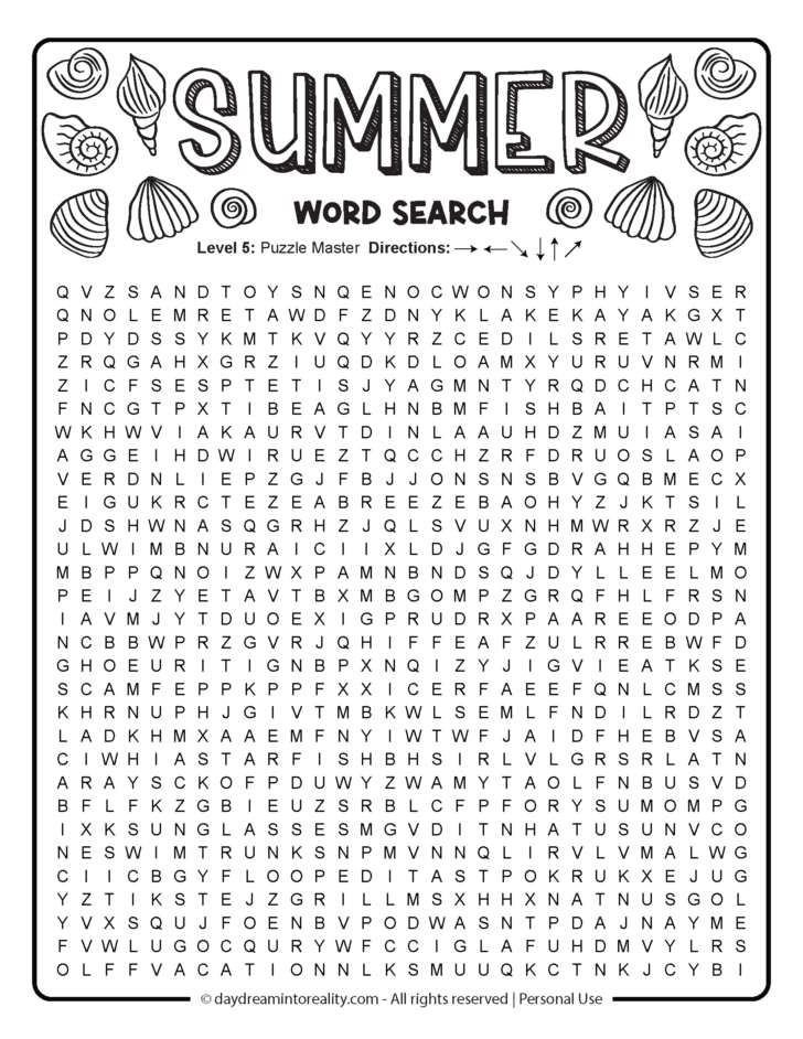 Free Printable Word Search 5th Grade Free Printable Word Search 5th Grade