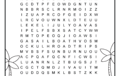 Summer Word Search Free Pdf Printables | 6 Levels Of Difficulty regarding Word Search Puzzles Printable