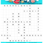 Summer Word Search Printable   Free Word Search & Answer Key For Summer Word Search Free Printable