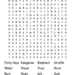 Sunday School (Noah) Word Search   Wordmint Within Noah&#039;s Ark Word Search Printable