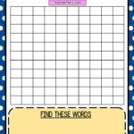 Teacherfiera: Word Search Templates (Coloured And Black And Inside Teacherfiera Word Search Templates Colored And Black And White