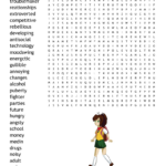Teenagers Word Search   Wordmint Throughout Printable Word Searches For Teens