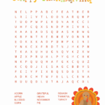 Thanksgiving Word Search   Kids Activity Zone Intended For Printable Word Search For Thanksgiving