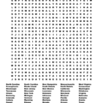 The 50 States Word Search   Wordmint In Printable Word Search 50 States