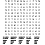 The Beach Word Search   Wordmint Within Beach Word Search Printable