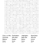 The Grinch Word Search   Wordmint With Regard To Grinch Word Search Printable