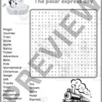 The Polar Express Day Word Search Puzzle Worksheets Activity Within Polar Express Word Search Free Printable