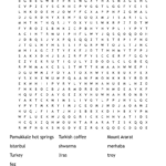 Turkey Word Find Word Search   Wordmint Intended For Turkey Word Search Printable