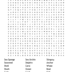 Under The Sea Word Search   Wordmint With Under The Sea Word Search Printable