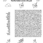 Unicorn Themed Word Searches • Beeloo Printable Crafts And Pertaining To Unicorn Word Search Printable