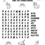 Unicorn Word Hunt • Beeloo Printable Crafts And Activities For Kids For Unicorn Word Search Printable