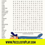 Vacation Packing Word Search Puzzle   Puzzles To Play Inside Printable Word Search Pack