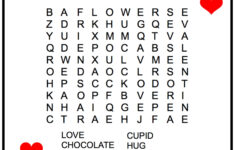 Valentine Word Search – Mountain Laurel Federal Credit Union intended for Valentine Word Search Free Printable