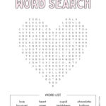 Valentine'S Day Word Search   Cute & Free Printables | Saturdaygift Within Free Daily Printable Word Search Puzzles