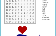 Valentine'S Day Word Search (Free Printable Pdf Puzzles) – Free throughout Free Printable Word Search Puzzles For Valentine'S Day