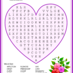 Valentine'S Day Word Search (Free Printable Pdf Puzzles) – Free With Regard To Valentines Free Printable Word Search