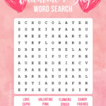 Valentine'S Day Word Search Printable   Little Blonde Mom In Valentine Printable Word Search