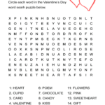 Valentine'S Day Word Search Puzzle   All Esl In Free Printable Word Search Puzzles For Valentine&#039;s Day