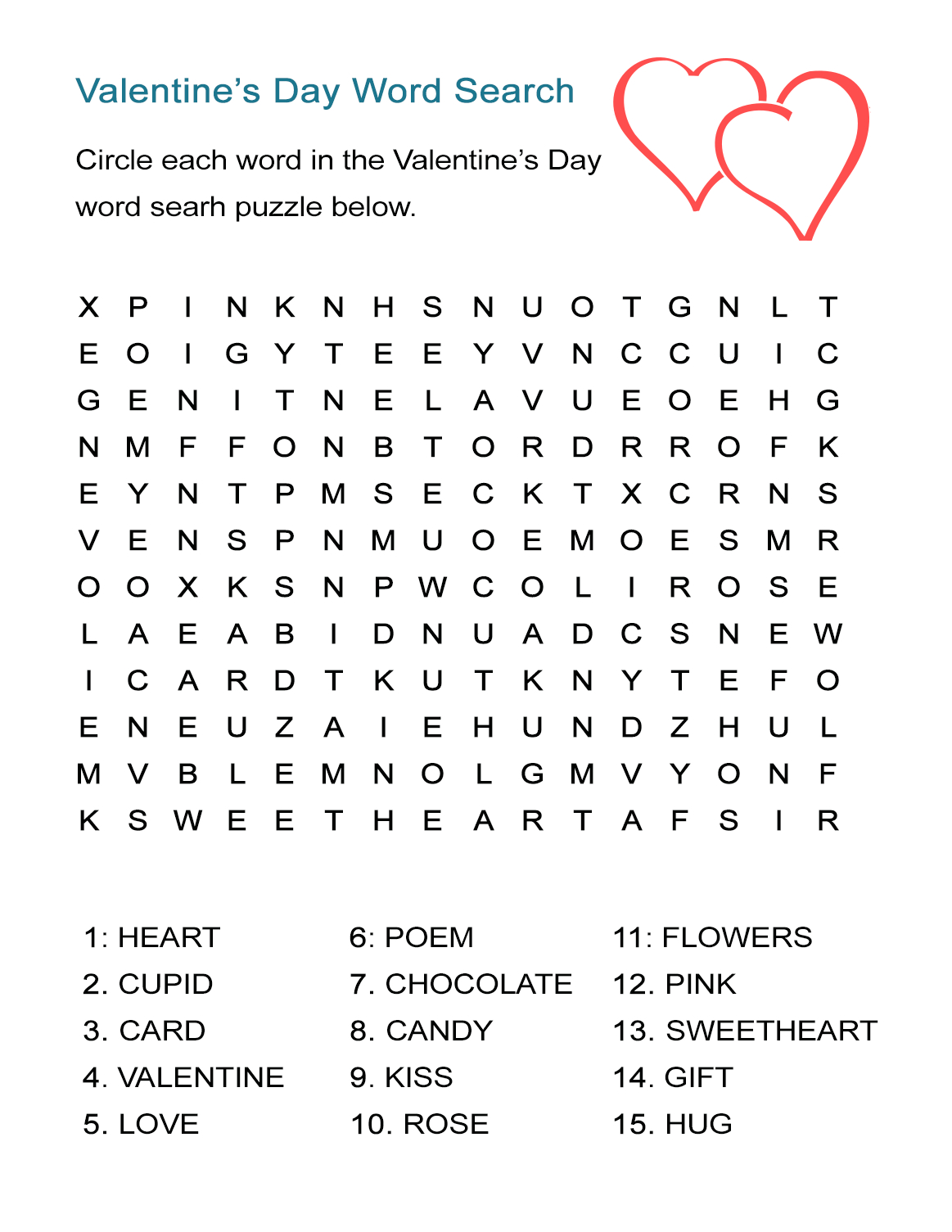 Valentine&amp;#039;S Day Word Search Puzzle - All Esl in Free Printable Word Search Puzzles For Valentine&amp;amp;#039;s Day