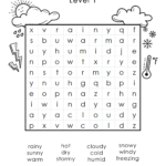 Weather Themed Word Search   Precision Printables Regarding Weather Word Search Printable