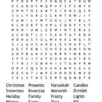 Winter Holidays Word Search   Wordmint Pertaining To Winter Holiday Word Search Printable