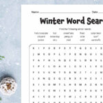 Winter Word Search: Free Printable Worksheet Plus Answer Key With Regard To Winter Word Searches Free Printable
