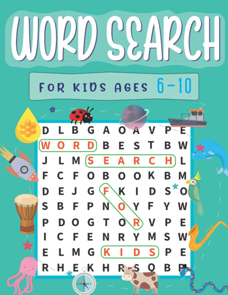 Free Printable Word Search For Kids 6-8