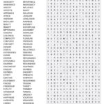 Word Search Puzzles Book With 210 Grids To Solve, Solutions   In Textu With Regard To Long Word Search Printable