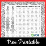 Word Search Spanish Printable   Free   Growing Play For Free Printable Word Search In Spanish