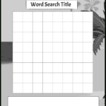 Word Search Worksheets: Free Printable Puzzles For Kids Within Free Printable Word Search Grid