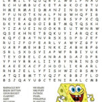 Wordsearch   Spongebob Time! | Kids Word Search, Activity Sheets Intended For Spongebob Word Search Printable