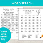 Zacchaeus Printable, Zacchaeus The Tax Collector, Bible Story Regarding Zacchaeus Word Search Free Printable
