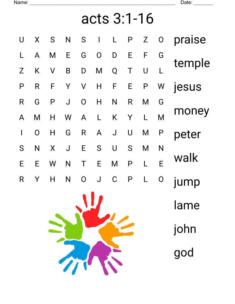 Zacchaeus Word Search - Wordmint with Zacchaeus Word Search Printable